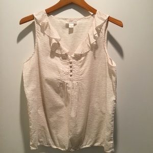 Loft Petites Sleeveless Blouse